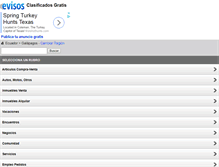 Tablet Screenshot of galapagos.evisos.net