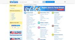 Desktop Screenshot of heredia.evisos.co.cr