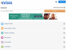 Tablet Screenshot of evisos.com.uy