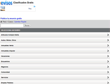 Tablet Screenshot of cusco.evisos.net