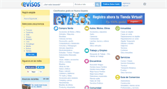 Desktop Screenshot of nuevaesparta.evisos.com.ve