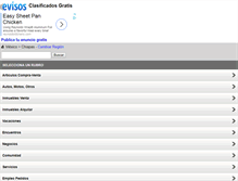 Tablet Screenshot of chiapas.evisos.net