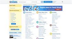 Desktop Screenshot of guatemalaa.evisos.com.gt