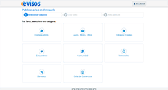 Desktop Screenshot of post.evisos.com.ve