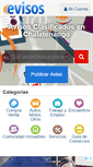 Mobile Screenshot of chalatenango.evisos.com.sv