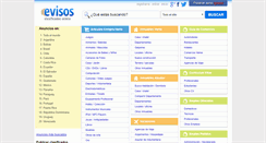 Desktop Screenshot of libertador.evisos.net