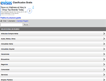 Tablet Screenshot of libertador.evisos.net