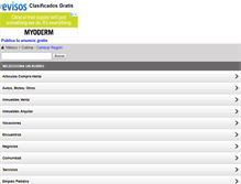 Tablet Screenshot of colima.evisos.net