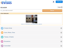 Tablet Screenshot of guayas.evisos.ec