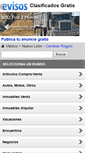 Mobile Screenshot of nuevoleon.evisos.net