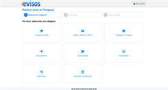 Desktop Screenshot of post.evisos.com.py