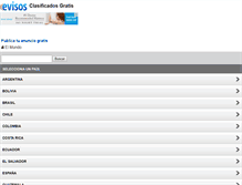 Tablet Screenshot of post.evisos.net