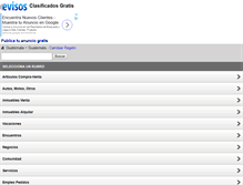 Tablet Screenshot of guatemalaa.evisos.net