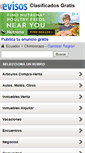 Mobile Screenshot of chimborazo.evisos.net