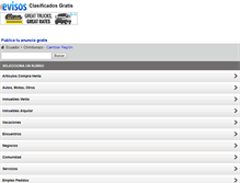 Tablet Screenshot of chimborazo.evisos.net