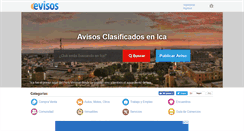 Desktop Screenshot of ica.evisos.com.pe