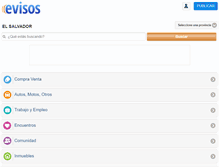 Tablet Screenshot of evisos.com.sv