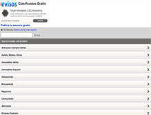 Tablet Screenshot of evisos.net