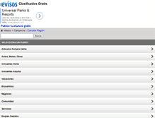 Tablet Screenshot of campeche.evisos.net