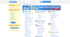 Desktop Screenshot of lavega.evisos.com.do