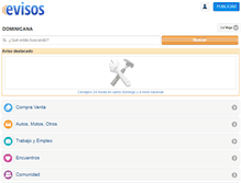 Tablet Screenshot of lavega.evisos.com.do