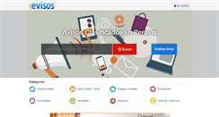 Desktop Screenshot of peravia.evisos.com.do