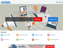 Tablet Screenshot of peravia.evisos.com.do
