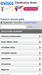 Mobile Screenshot of escuintla.evisos.net