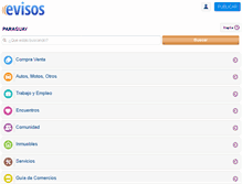 Tablet Screenshot of itapua.evisos.com.py