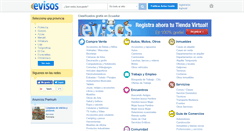 Desktop Screenshot of evisos.ec