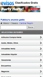 Mobile Screenshot of oaxaca.evisos.net