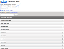 Tablet Screenshot of guerrero.evisos.net