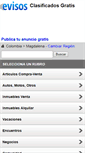 Mobile Screenshot of magdalena.evisos.net