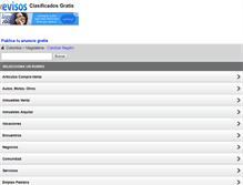 Tablet Screenshot of magdalena.evisos.net