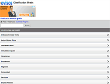 Tablet Screenshot of huanuco.evisos.net