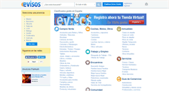 Desktop Screenshot of evisos.es