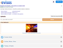 Tablet Screenshot of evisos.es