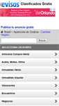 Mobile Screenshot of aparecidadegoiania.evisos.net