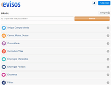 Tablet Screenshot of contagem.evisos.com.br