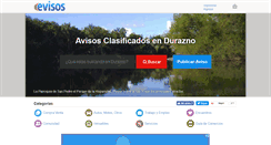 Desktop Screenshot of durazno.evisos.com.uy