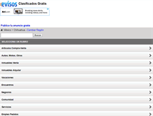 Tablet Screenshot of chihuahua.evisos.net