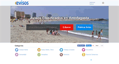 Desktop Screenshot of antofagasta.evisos.cl