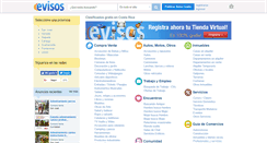 Desktop Screenshot of evisos.co.cr