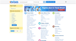 Desktop Screenshot of neembucu.evisos.com.py