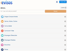 Tablet Screenshot of londrina.evisos.com.br