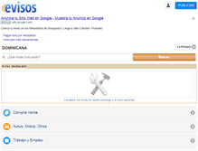 Tablet Screenshot of laromana.evisos.com.do