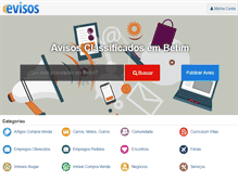 Tablet Screenshot of betim.evisos.com.br