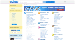 Desktop Screenshot of cabanas.evisos.com.sv