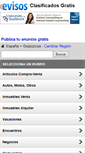 Mobile Screenshot of guipuzcoa.evisos.net