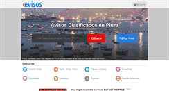 Desktop Screenshot of piura.evisos.com.pe